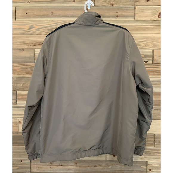 NIKE SPORTSWEAR Full Zip Brown Athletic Casual Jacket Windbreaker Men's Size XXL - Picture 8 of 13